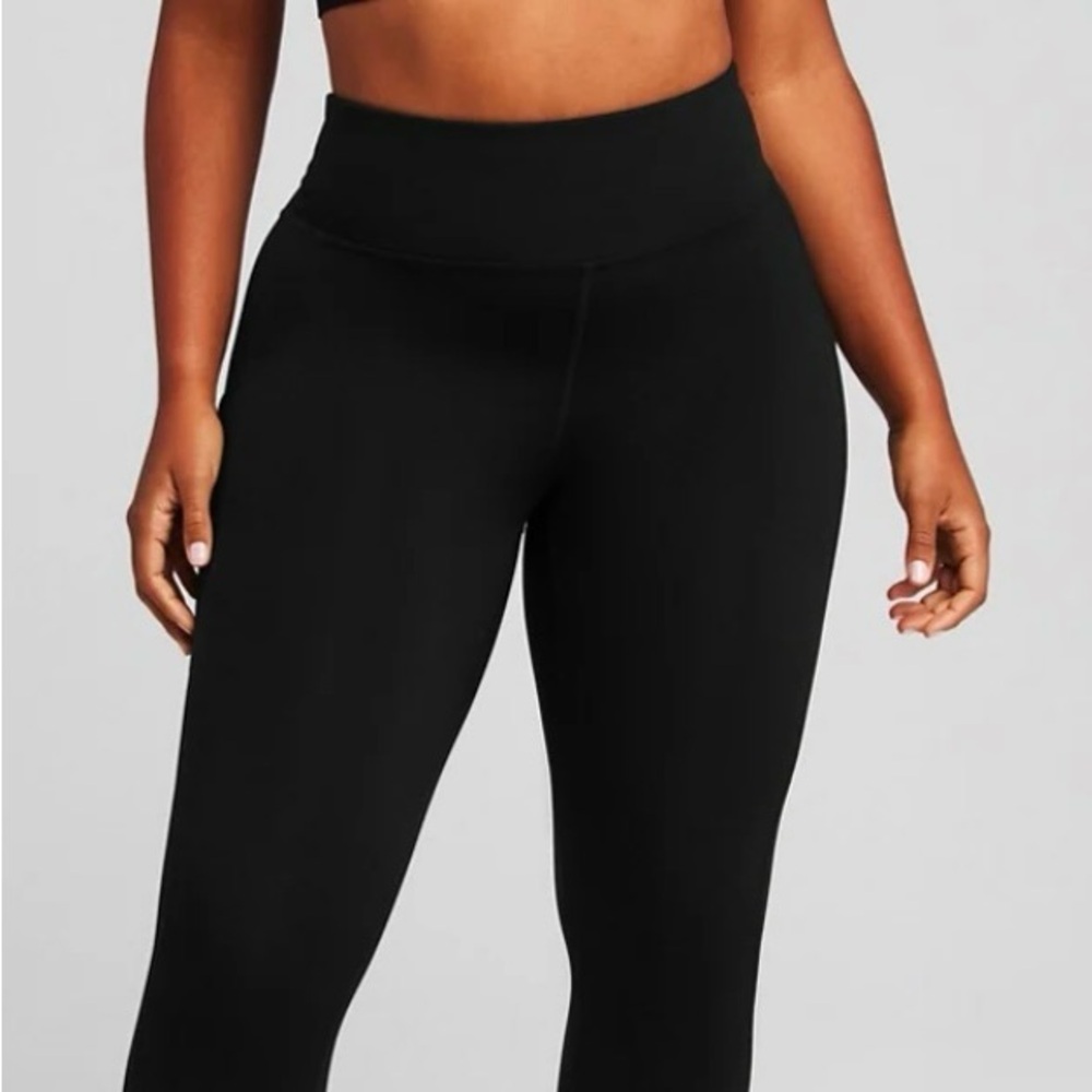 Fabletics Black, Cold- Weather, High-Waisted Leggings for Active Lifestyle